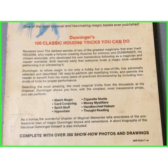 Book: Houdini Tricks - Picture 2 of 11